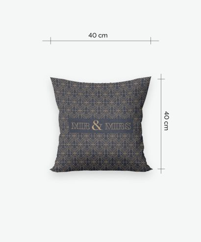 Poklon za vjenčanje Ukrasni jastuk The Great Gatsby 02, 40x40 cm