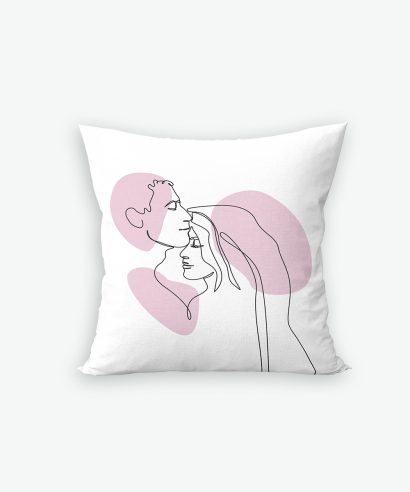 Poklon za vjenčanje Ukrasni jastuk Princeza, rozi tisak