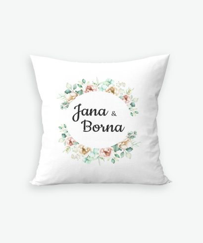 Poklon za vjenčanje Ukrasni jastuk Little flower