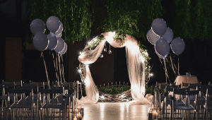 dekoracija vjenčanja s balonima