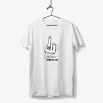 Majica za djevojačku Ring, bež tisak