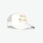 Poklon za vjenčanje Bijela šilterica Team Bride, zlatni tisak