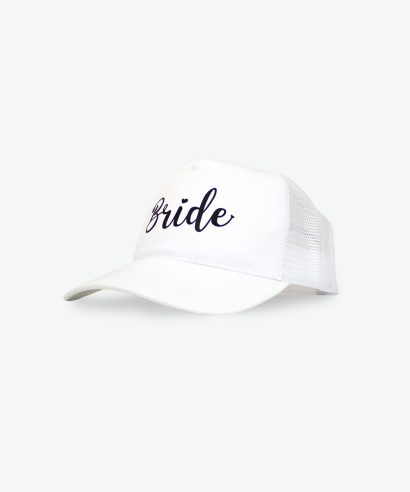 Poklon za mladenku Bijela šilterica Bride, crni tisak