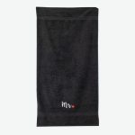 Poklon za vjenčanje Veliki crni ručnik Mr., 50x100 cm