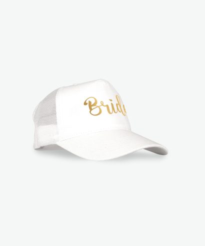 Poklon za vjenčanje Bijela šilterica Bride, zlatni tisak