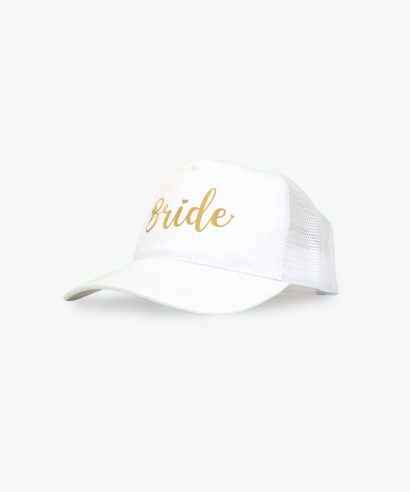 Poklon za mladenku Bijela šilterica Bride, zlatni tisak