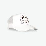 Poklon za vjenčanje Bijela šilterica Team Bride, crni tisak