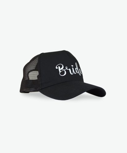 Poklon za vjenčanje Crna šilterica Bride, bijeli tisak