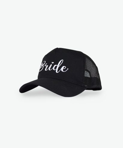 Poklon za mladenku Crna šilterica Bride, bijeli tisak