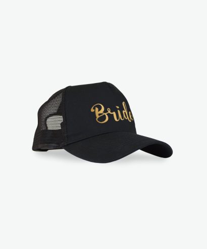 Poklon za vjenčanje Crna šilterica Bride, zlatni tisak