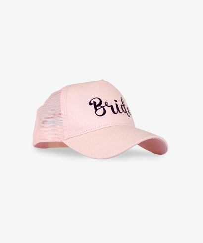 Poklon za vjenčanje Roza šilterica Bride, crni tisak