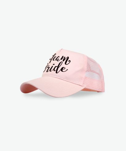 Djevojačka večer Roza šilterica Team Bride, crni tisak