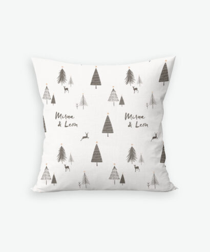 Poklon za voljenu osobu personalizirani ukrasni jastučić, Frosty Forest, Naruči na Princeza.hr internet trgovini!