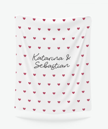 Mala personalizirana deka Love Us