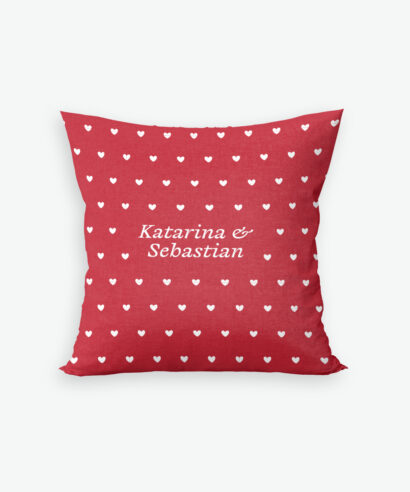 personalizirani jastuk sa srcima