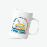 Šalica s natpisom Summer Lovin' with my Bride Tribe