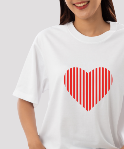 Majica kratkih rukava Striped Heart