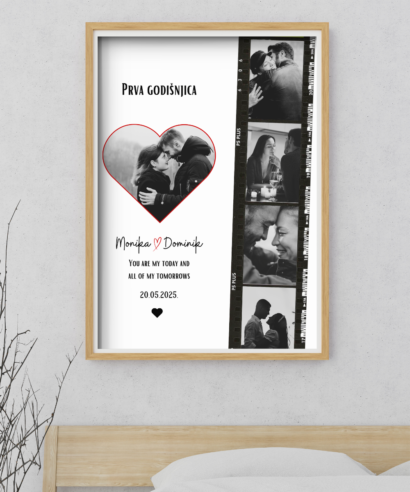 Plakat Moj film na zidu