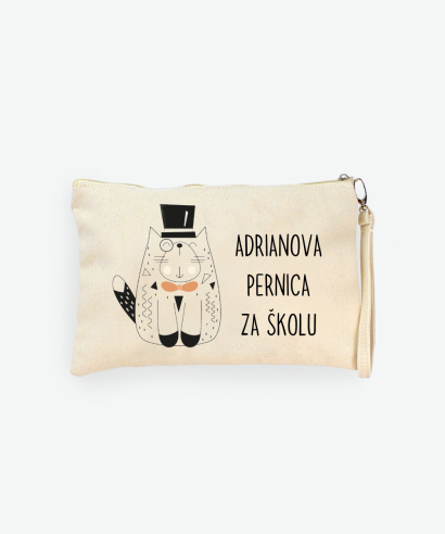 Personalizirana pernica za školu "Mačak"
