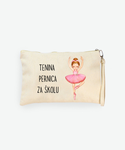 Personalizirana pernica za školu "Balerina"