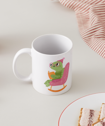 Vesela personalizirana šalica za baku