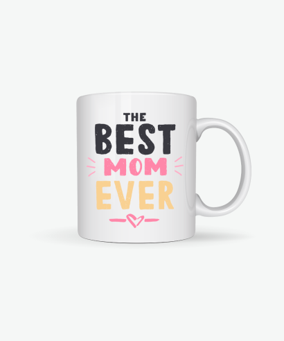 Personalizirana šalica "The best mom ever"