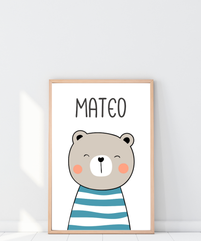 Personalizirani plakat "Medo Mateo"
