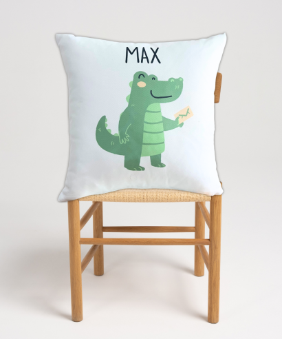 Personalizirani jastuk “Krokodil” - na stolici