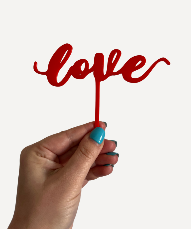 Toper za vjenčanu tortu "Love"