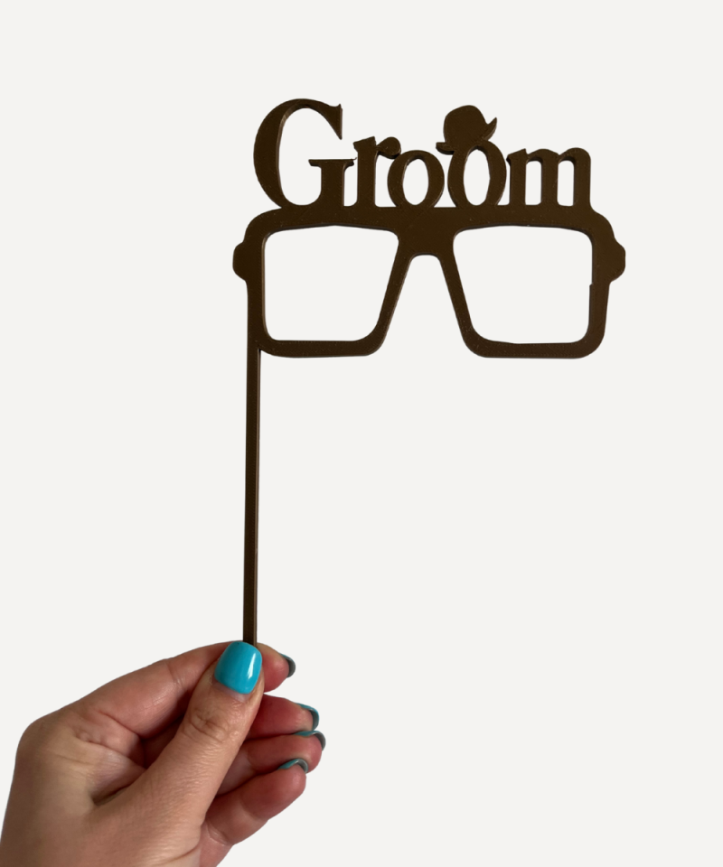 Toper za tortu ili rekvizit za fotografiranje "Groom" Princeza.hr