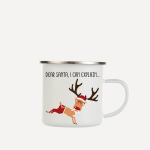 Šaljivi lončić "Dear Santa, I Can Explain..."