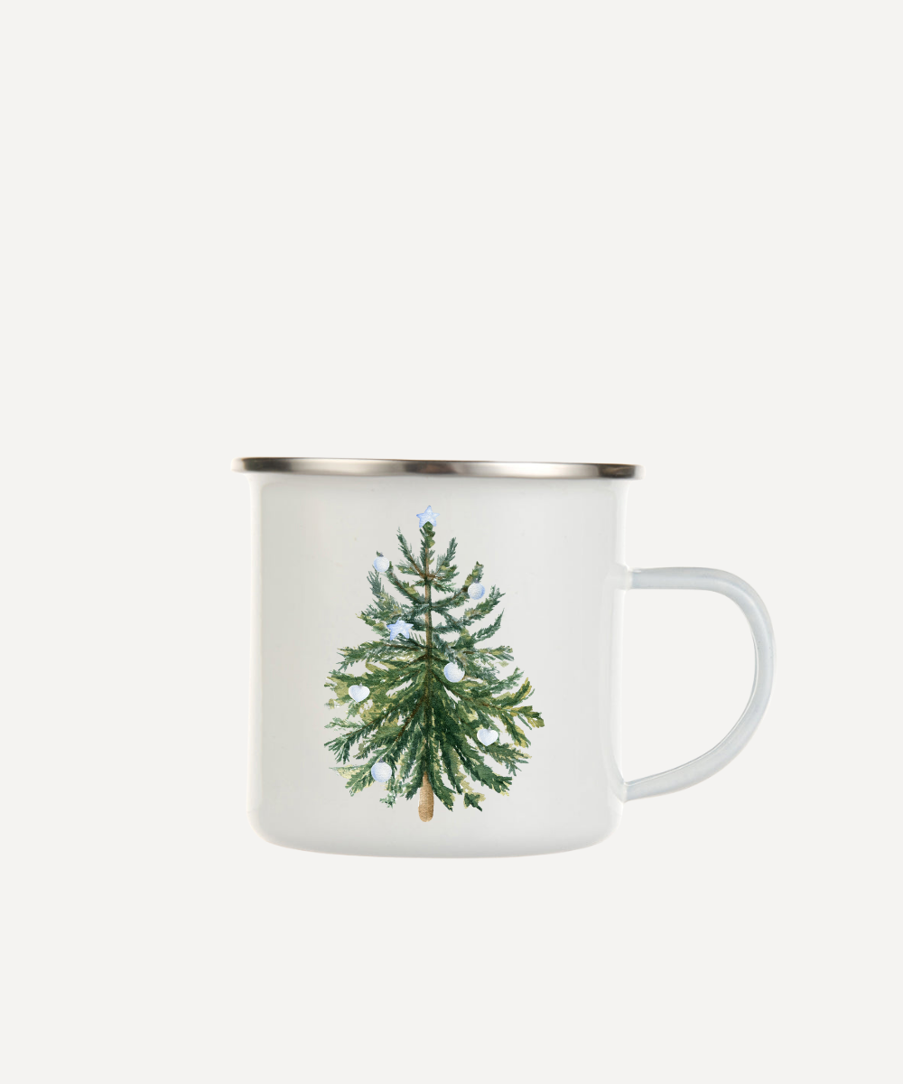 Emajlirani lončić "Božićna jelka" Emajlirani lončić "Božićna jelka"