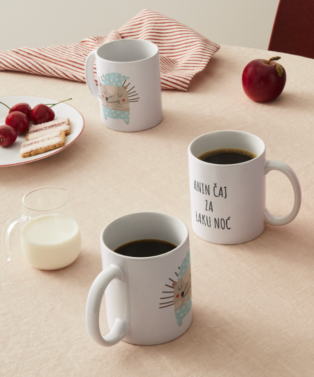 Personalizirana šalica "Ježić spavalica" Princeza.hr Personalizirana šalica "Ježić spavalica" Princeza.hr