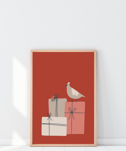 Plakat Božićni pokloni - Princeza.hr