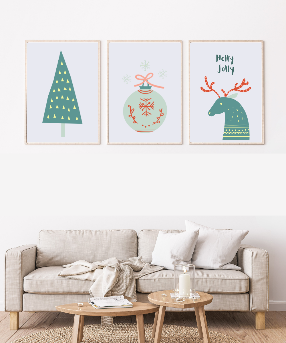 Set plakata "Holly Jolly" Set plakata "Holly Jolly"