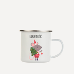 Personalizirani emajlirani lončić "Miško"