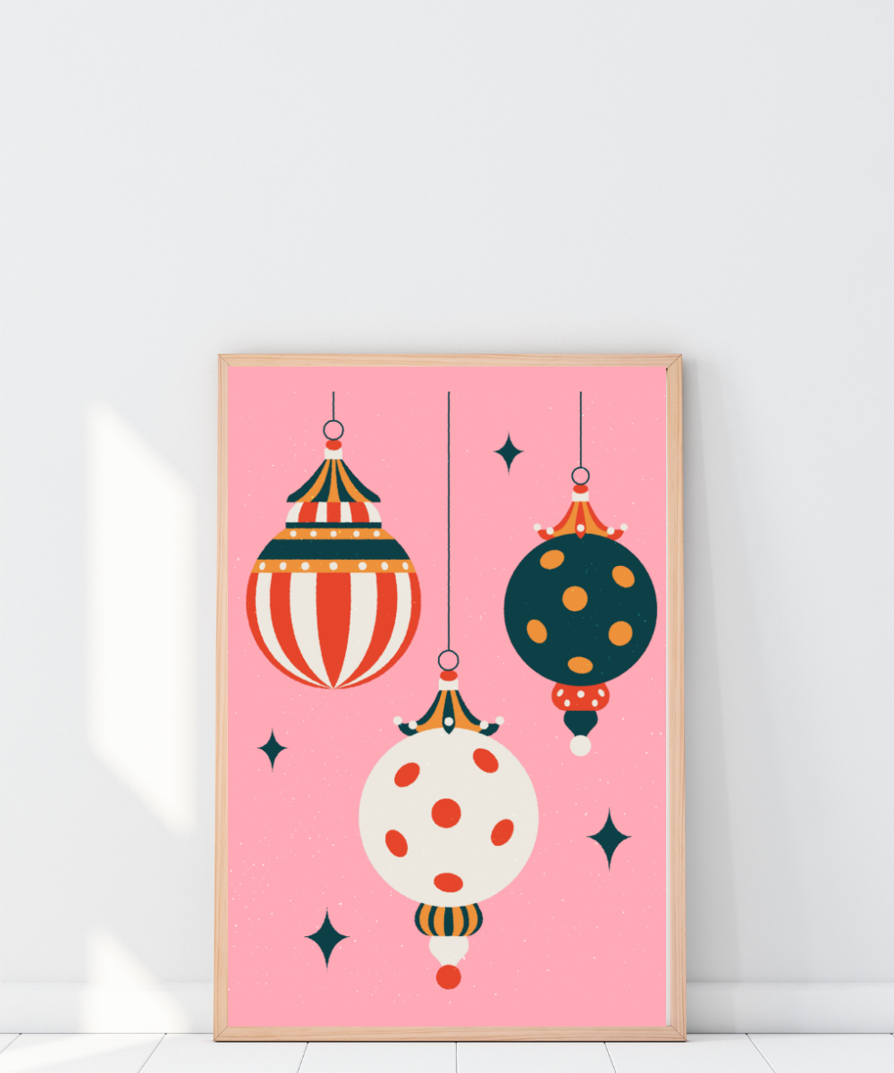 Božićni plakat Šareni ukrasi - Princeza.hr Božićni plakat Šareni ukrasi - Princeza.hr