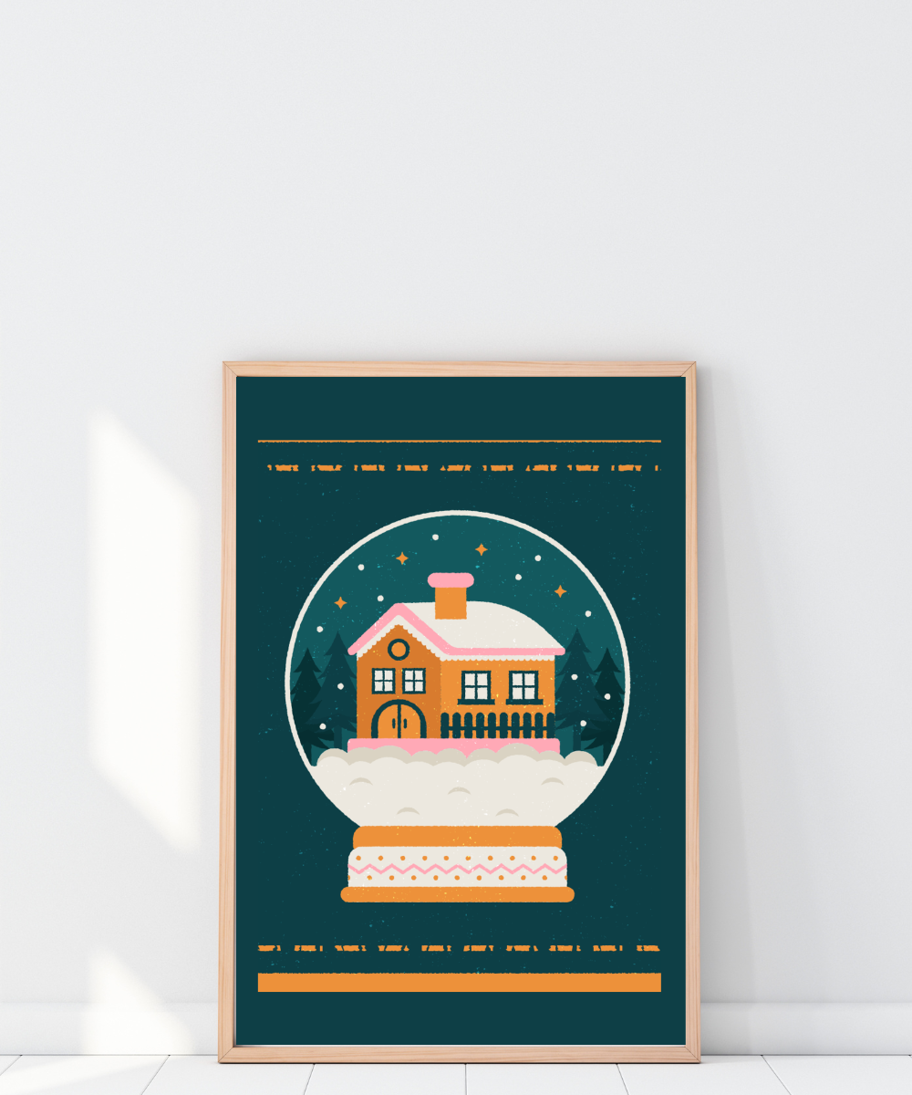 Božićni plakat Snježna kugla - Princeza.hr Božićni plakat Snježna kugla - Princeza.hr