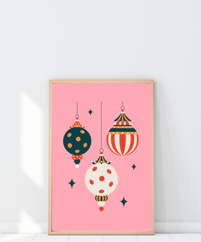 Božićni plakat ukrasi - Princeza.hr