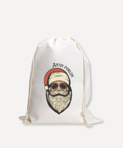 Platnena vrećiza za poklone - Christmas Chill